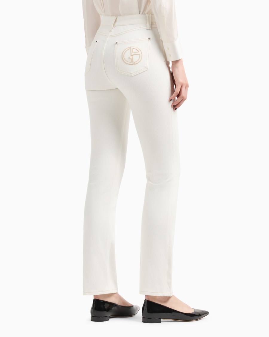 The world of armani DENIM COLLECTION JEANS 5-TASCHE IN DENIM DI COTONE STRETCH Nuova