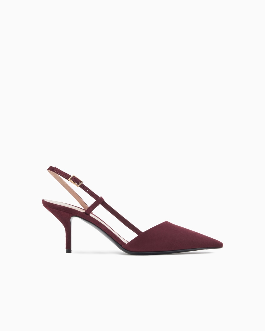 The world of armani SLINGBACK IN CAMOSCIO
