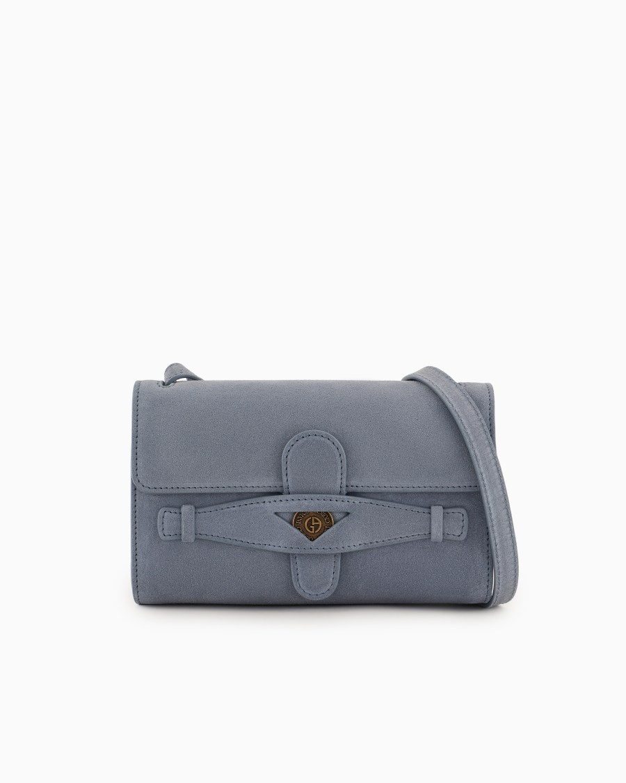 The world of armani CROSSBODY PICCOLA IN SUEDE ASV