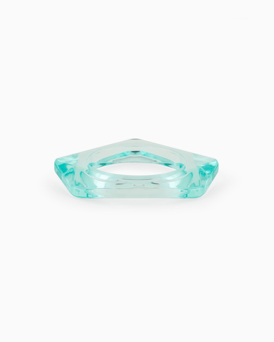 The world of armani BRACCIALE RIGIDO SFACCETTATO