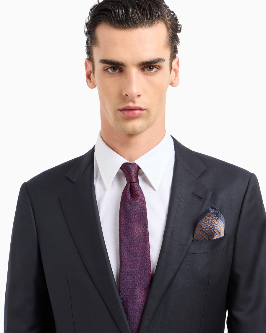 The world of armani POCHETTE DA TASCHINO IN SETA STAMPATA Offerte esclusive