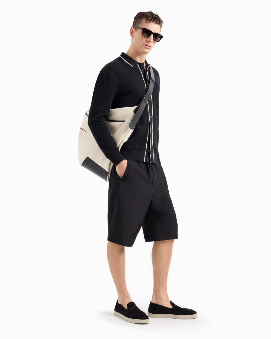 The world of armani BERMUDA IN TELA DI VISCOSA E LINO Bestseller