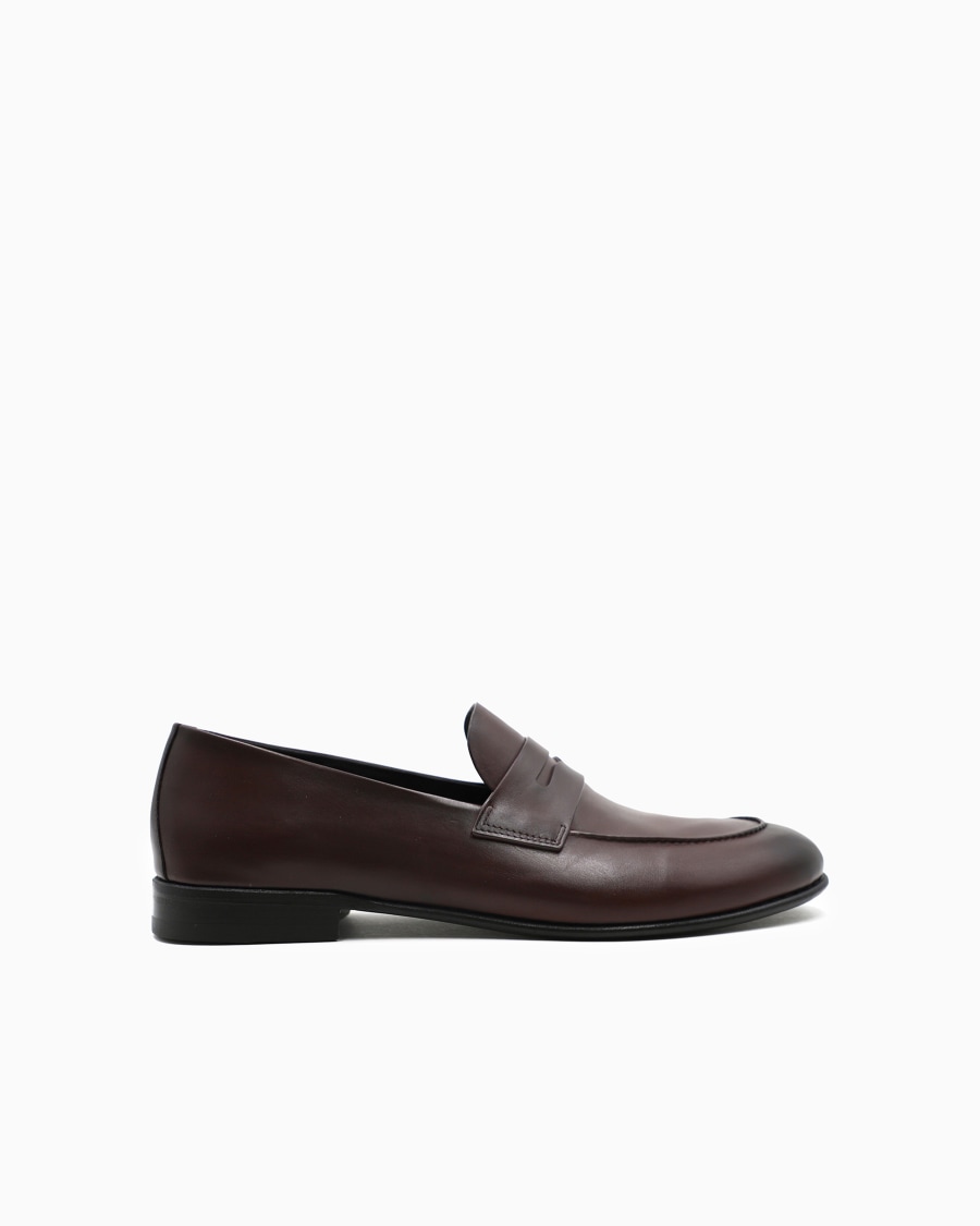 The world of armani MOCASSINI IN PELLE