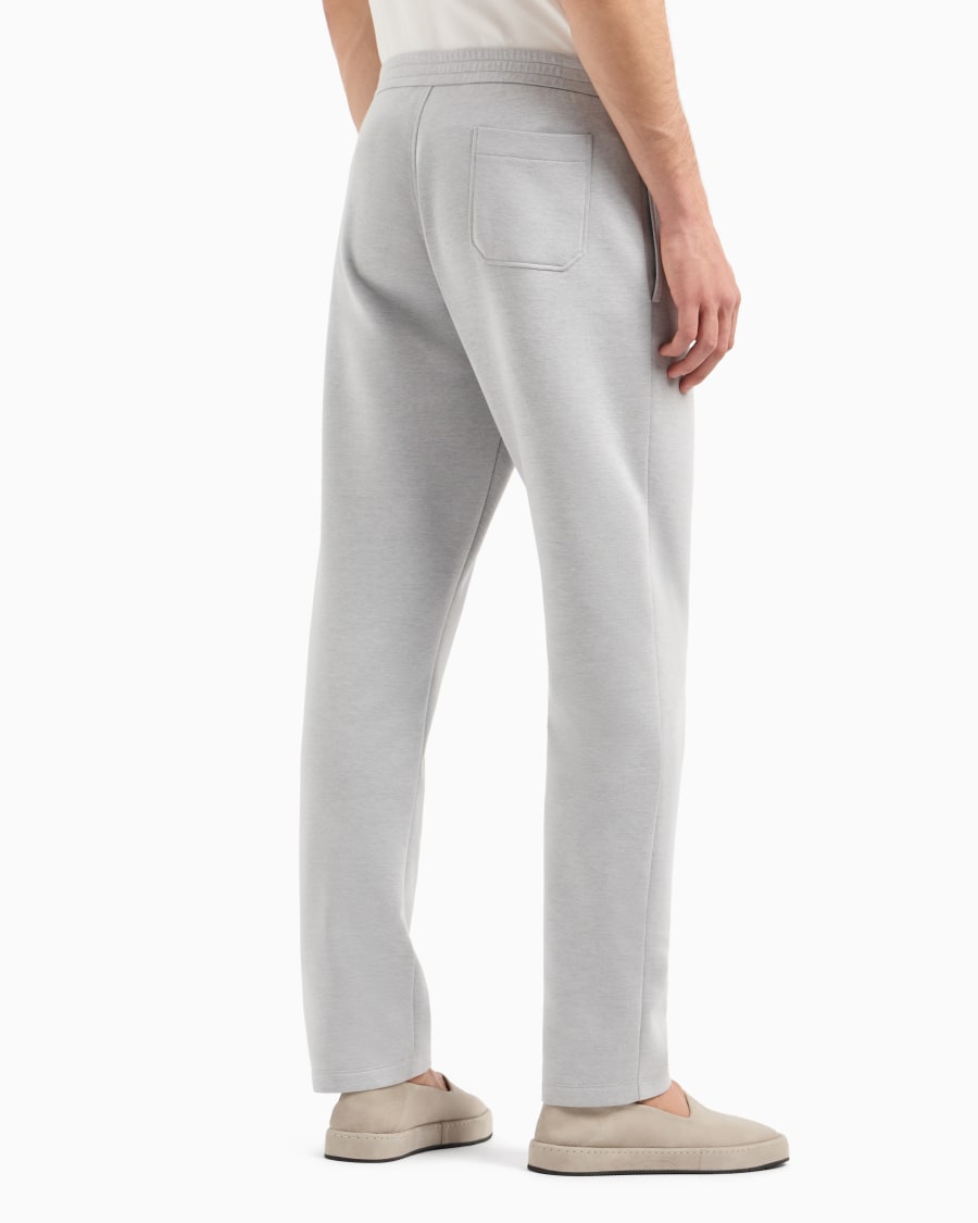 The world of armani PANTALONI IN DOPPIO JERSEY DI COTONE Offerte speciali