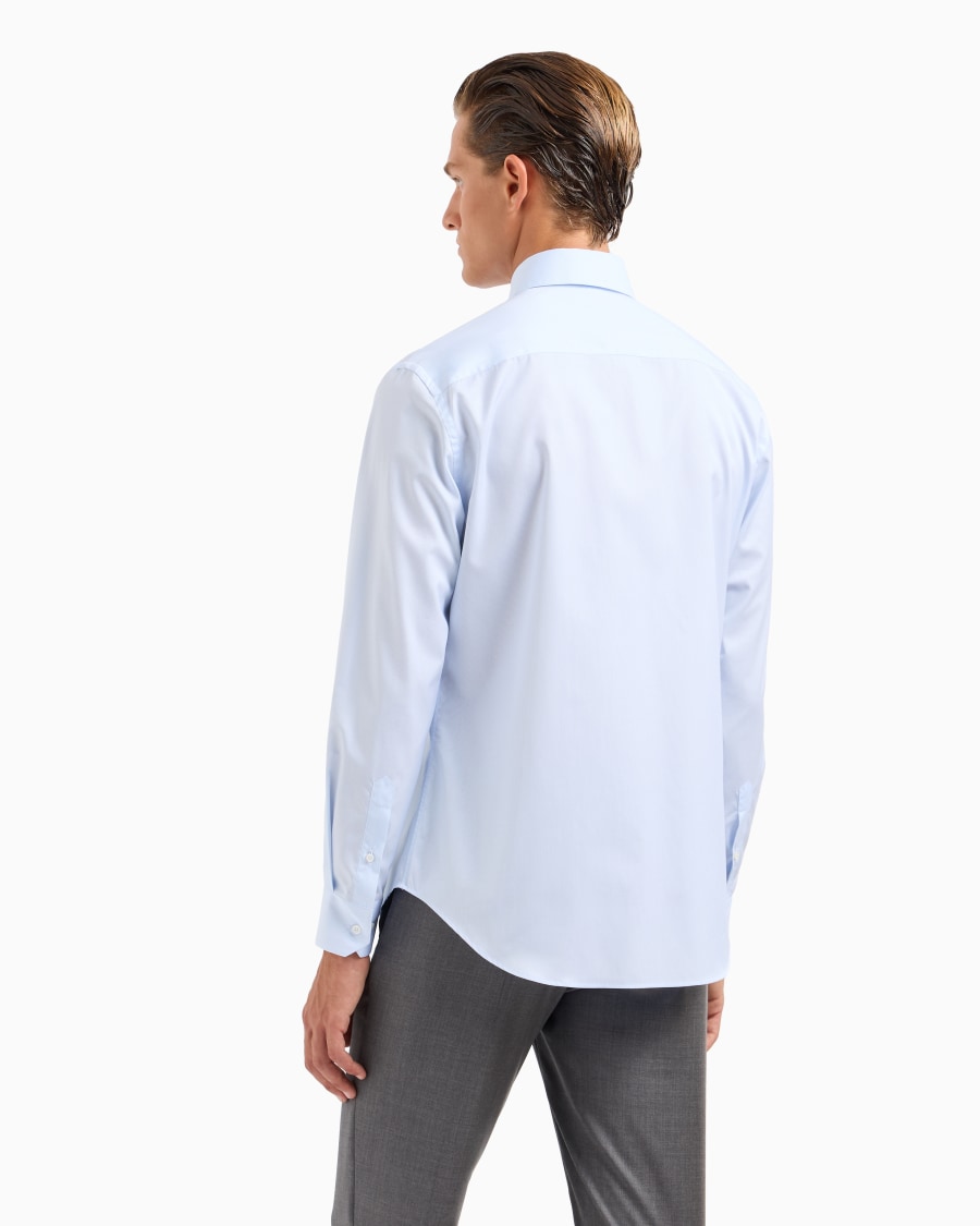 The world of armani CAMICIA REGULAR FIT IN COTONE A RIGHE Rilascio limitato