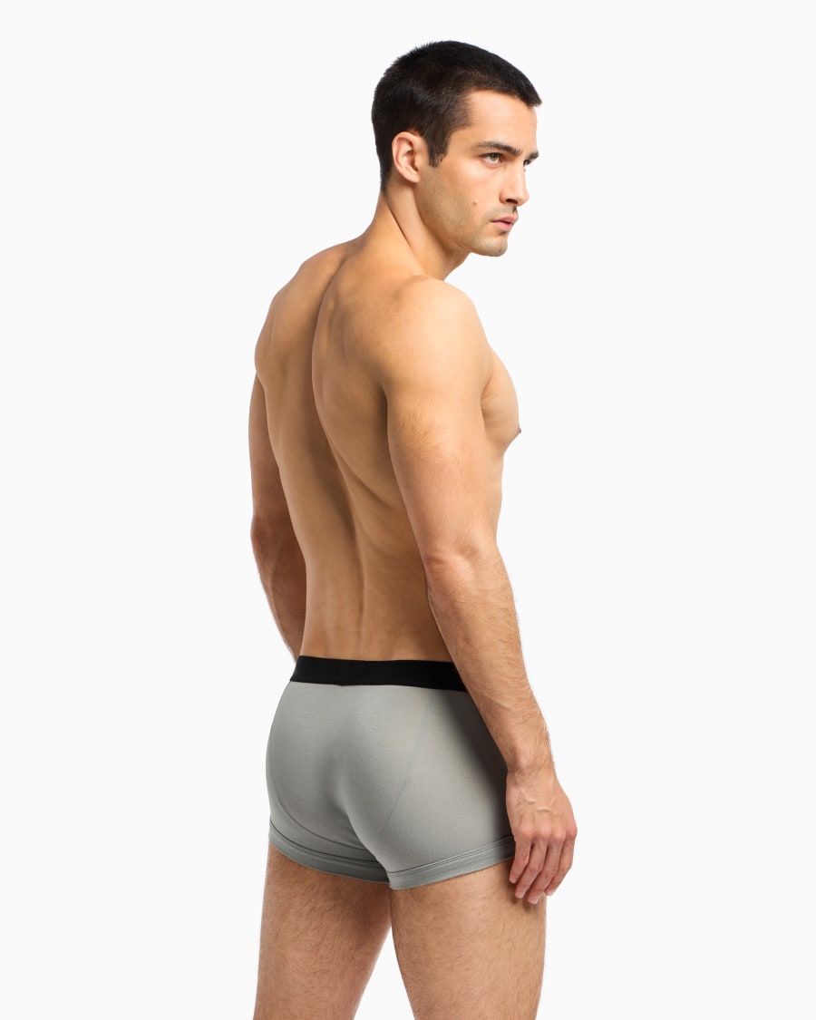 The world of armani BOXER IN JERSEY STRETCH CON BANDA LOGATA Ultimo giorno