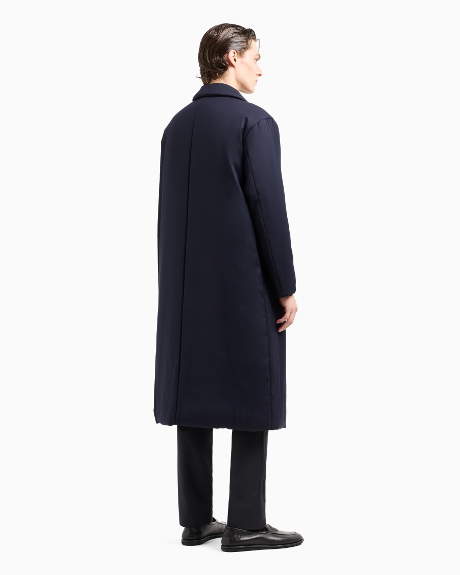 The world of armani CAPPOTTO DOPPIOPETTO IMBOTTITO IN LANA VERGINE Promozione temporanea