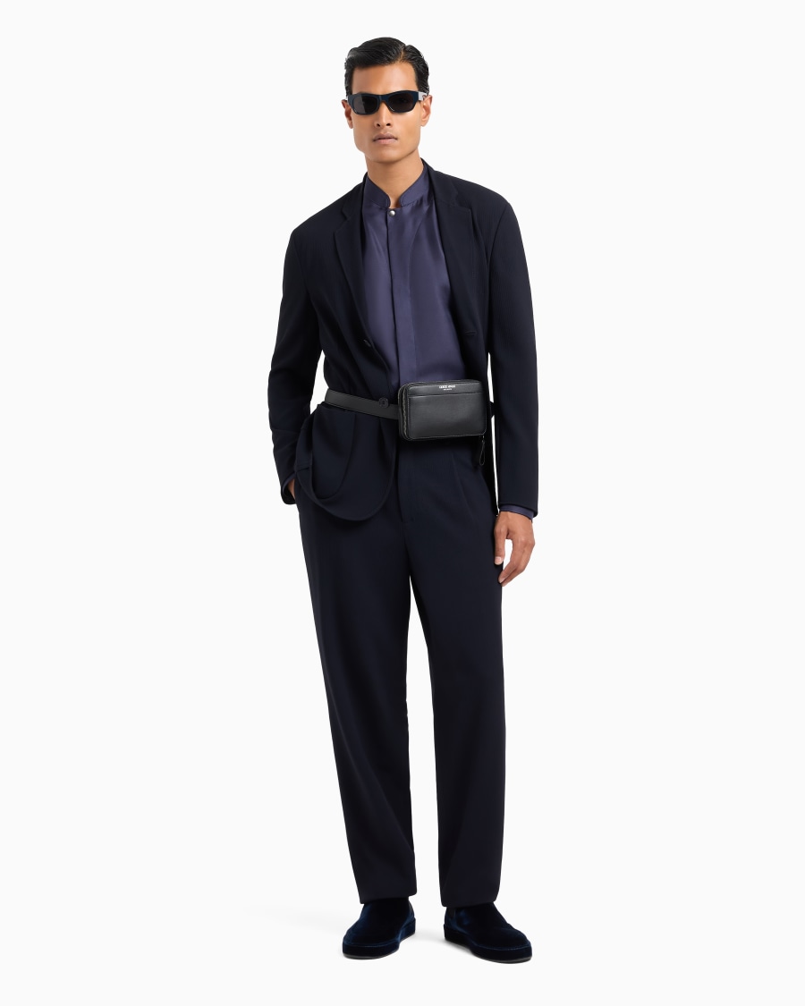 The world of armani GIACCA MONOPETTO IN LANA VERGINE Offerta speciale della fabbrica