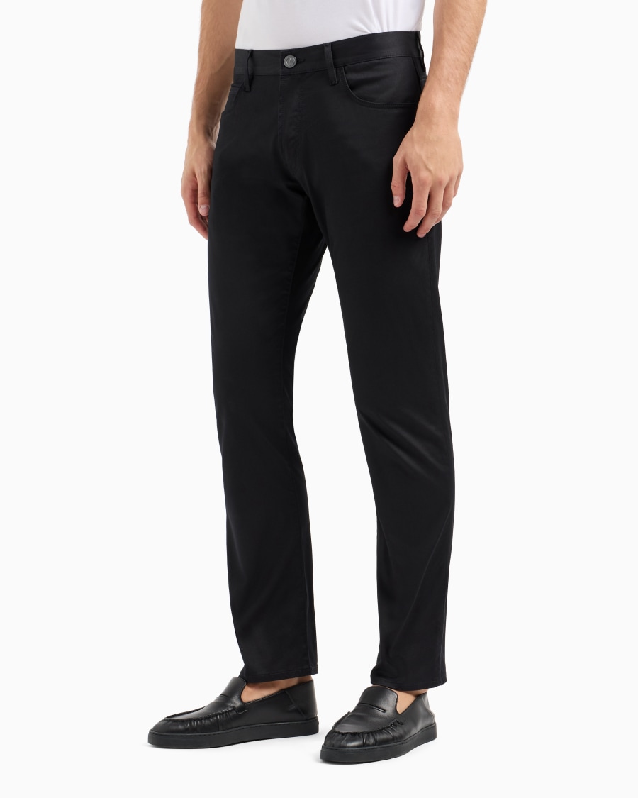 The world of armani PANTALONE 5 TASCHE REGULAR FIT IN COTONE STRETCH Duty-free
