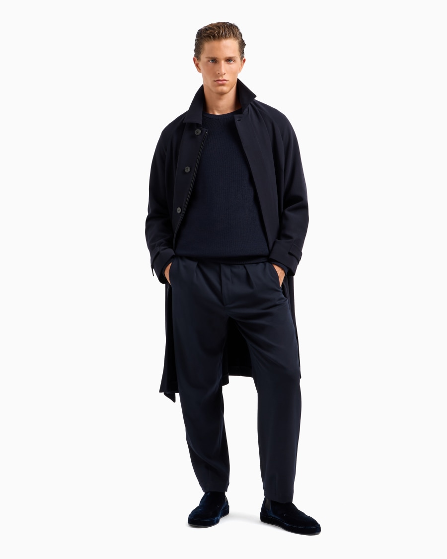 The world of armani MAGLIA GIROCOLLO IN LANA VERGINE Acquista Ora