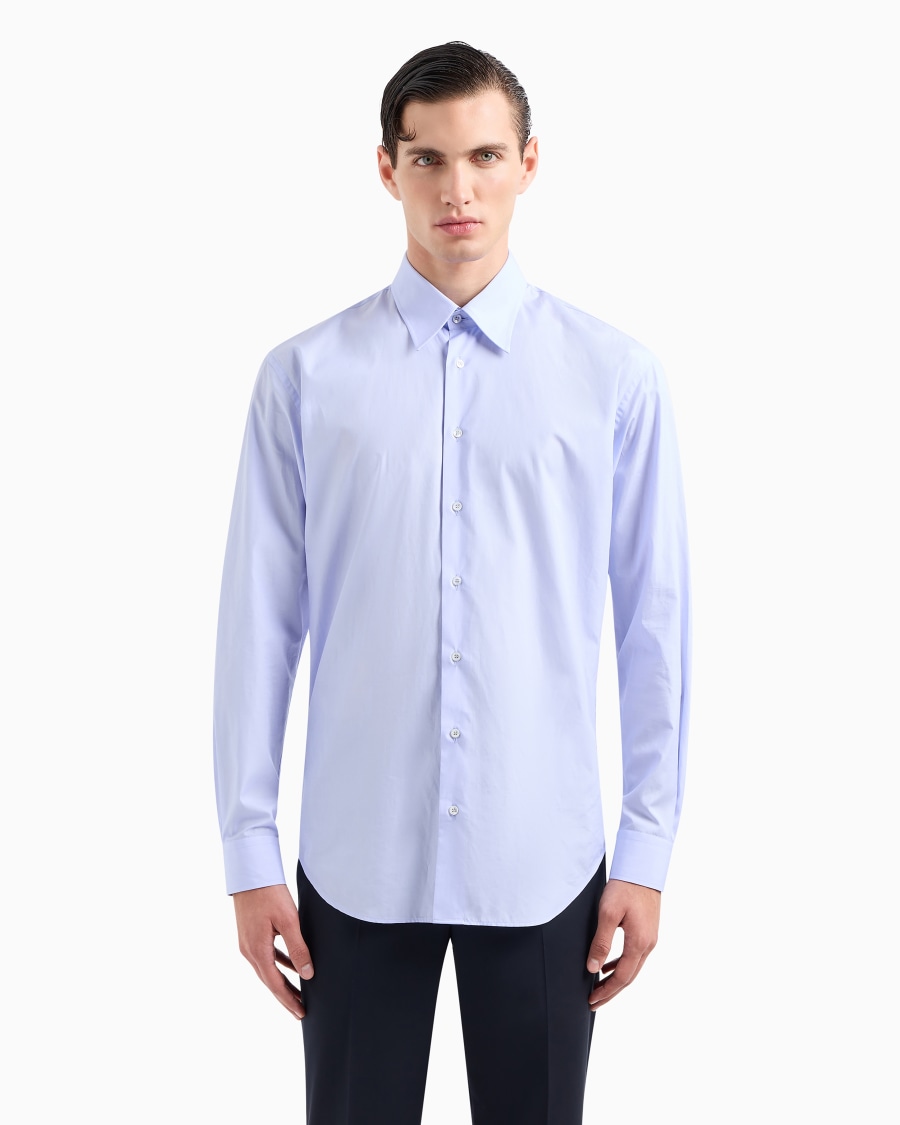 The world of armani CAMICIA REGULAR FIT IN COTONE Sottocosto