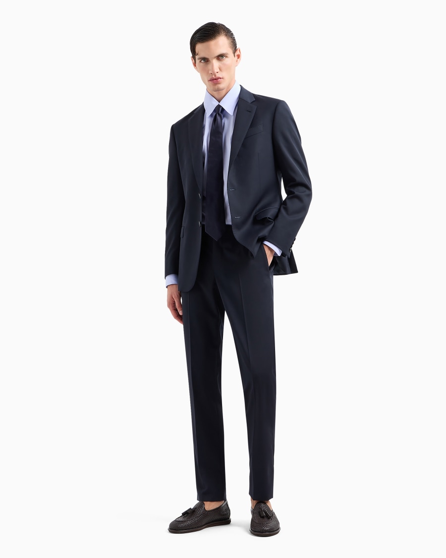 The world of armani CAMICIA REGULAR FIT IN COTONE Sottocosto
