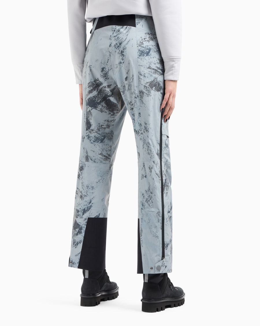 The world of armani GIORGIO ARMANI NEVE PANTALONI DA SCI IN TESSUTO REFLEX STAMPATO Offerte