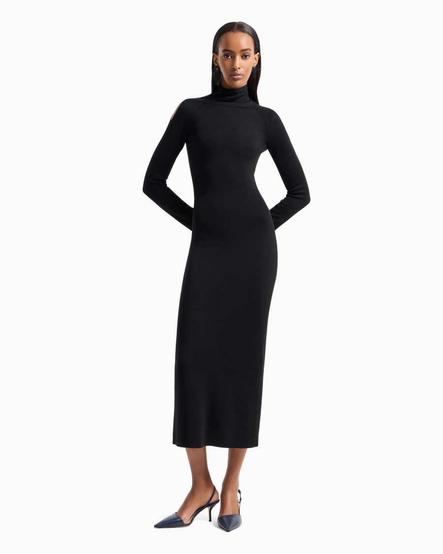 The world of armani ABITO LONGUETTE IN VISCOSA E LANA Hotsell