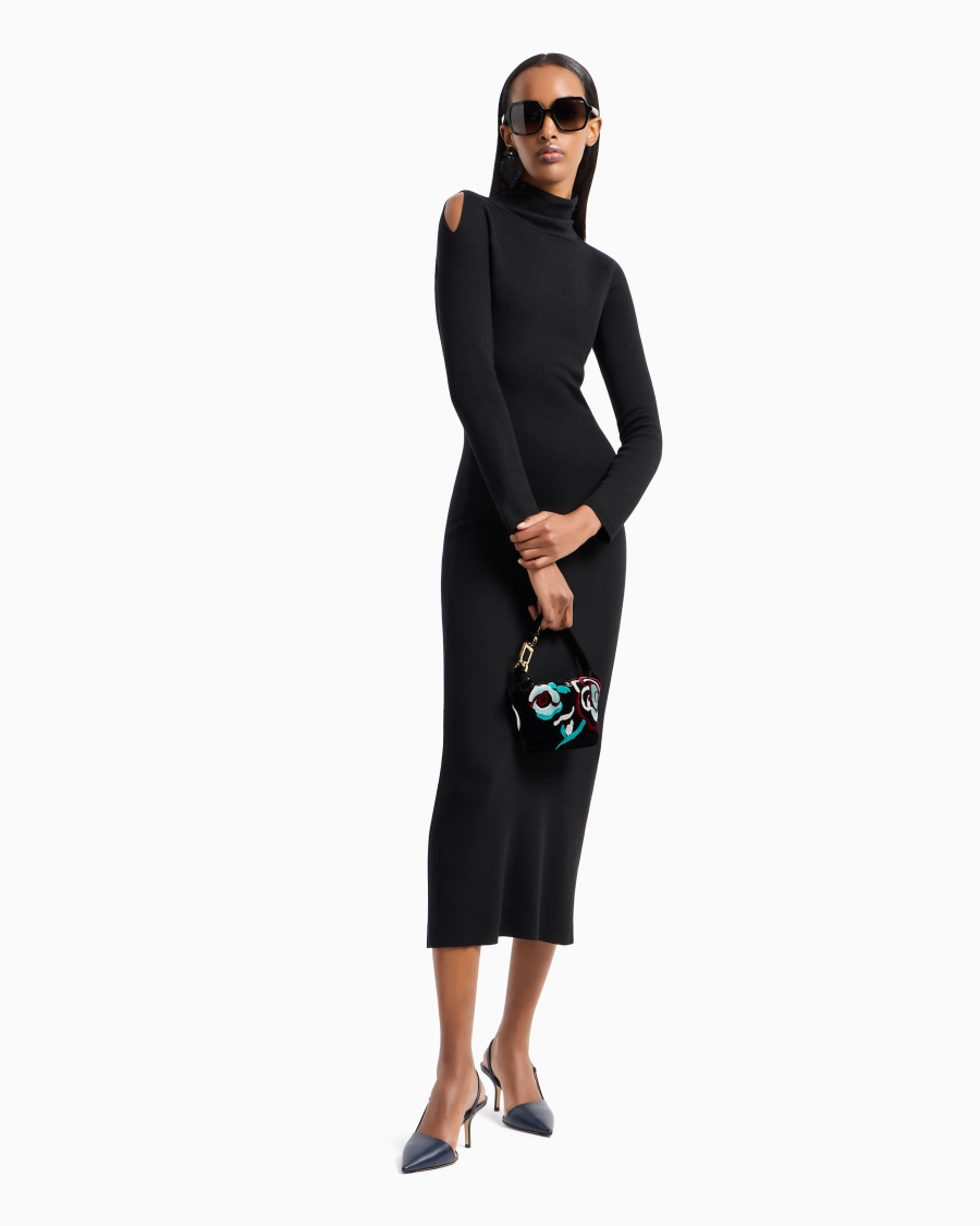 The world of armani ABITO LONGUETTE IN VISCOSA E LANA Hotsell