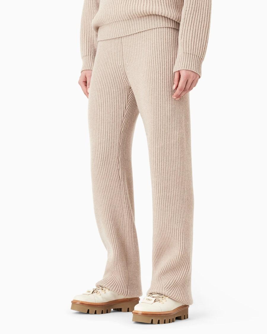 The world of armani GIORGIO ARMANI NEVE PANTALONI IN CASHMERE A COSTE Vendita Economica