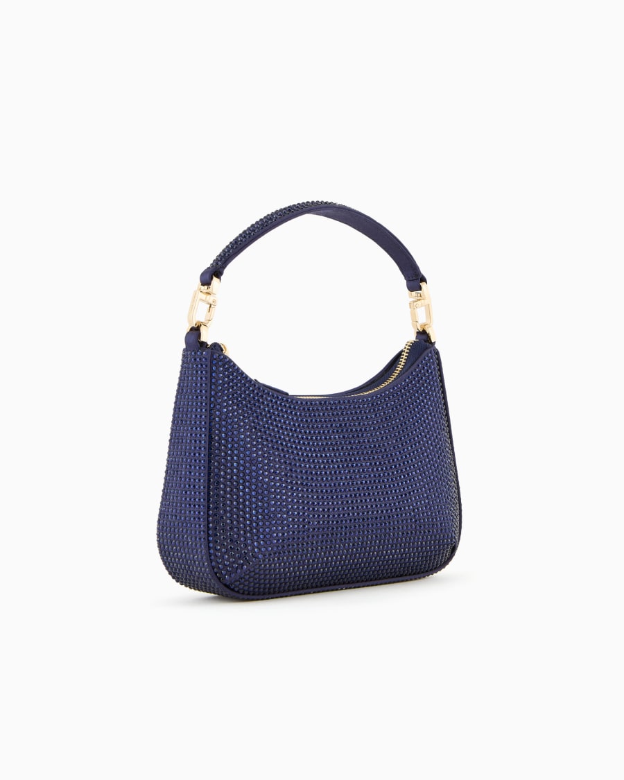 The world of armani BORSA A MANO MINI LA PRIMA IN RASO E STRASS Saldi Di Fabbrica