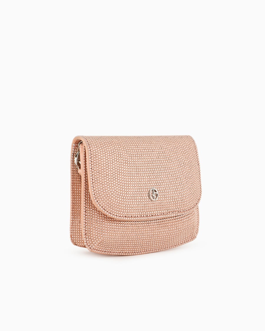 The world of armani MINI BAG LA PRIMA IN RASO E MICRO BORCHIE Vendite Flash