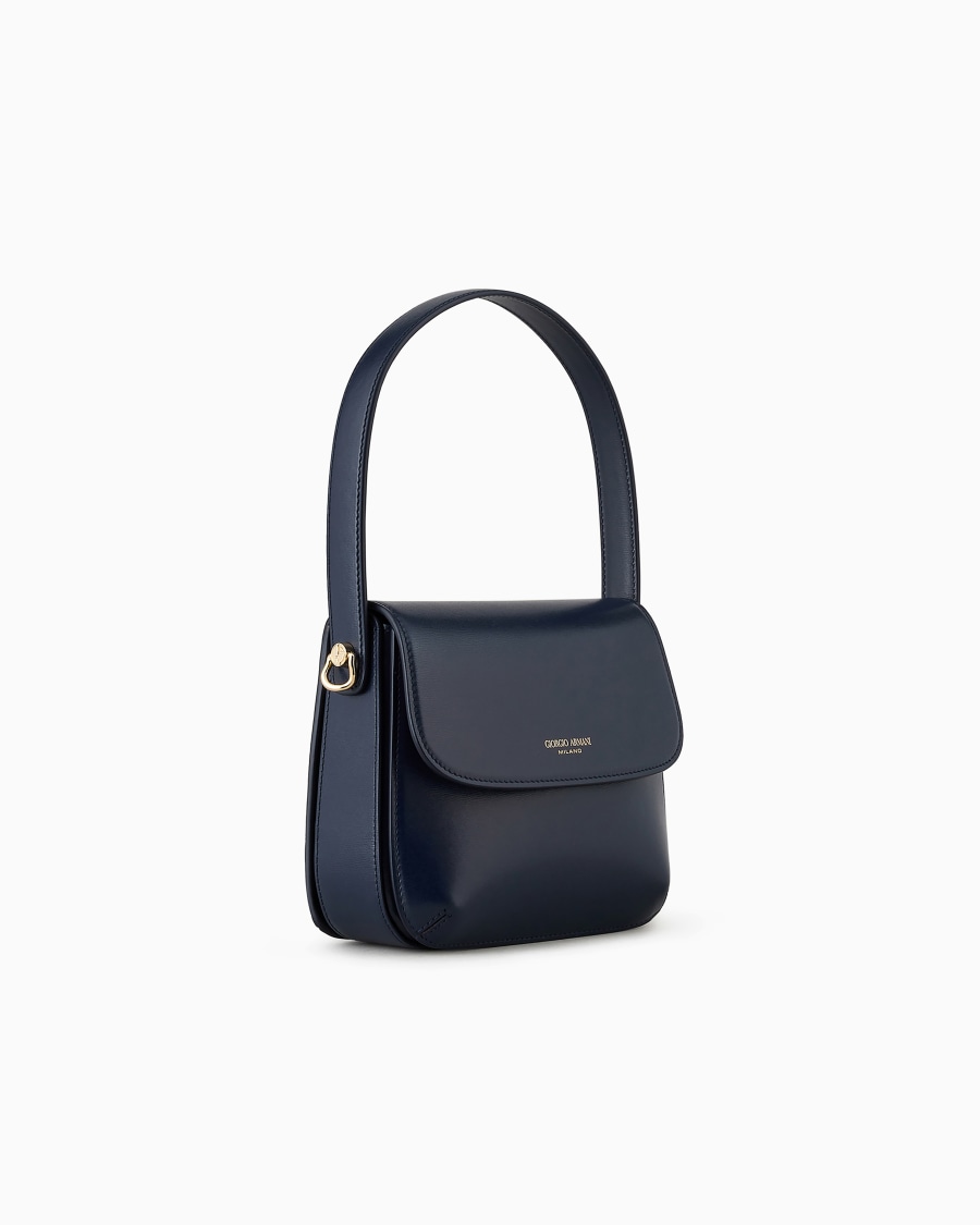 The world of armani BORSA LA PRIMA IN PELLE PALMELLATA CON CATENA Negozio