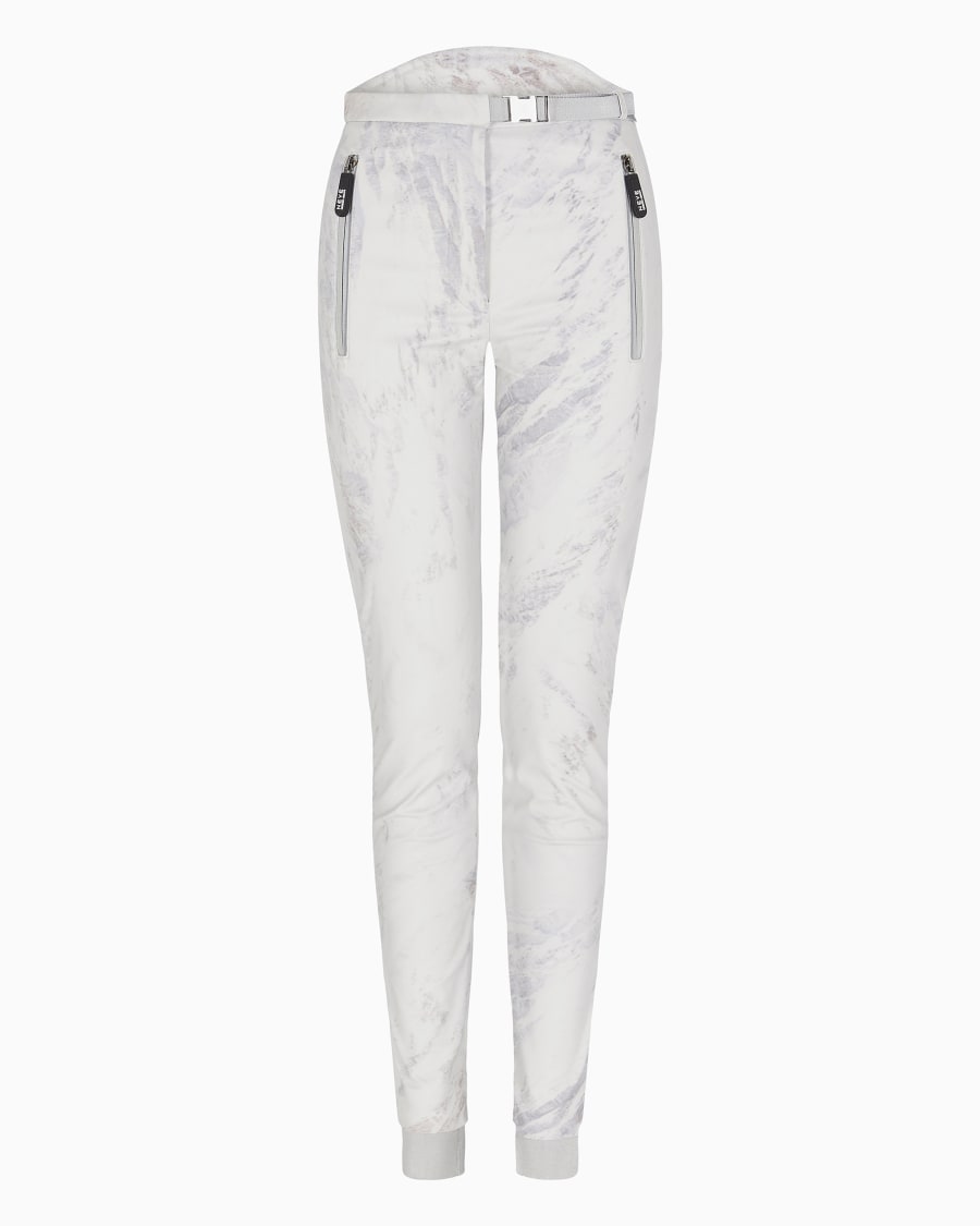 The world of armani GIORGIO ARMANI NEVE LEGGINGS DA SCI IN JERSEY TECNICO REFLEX STAMPATO Moda