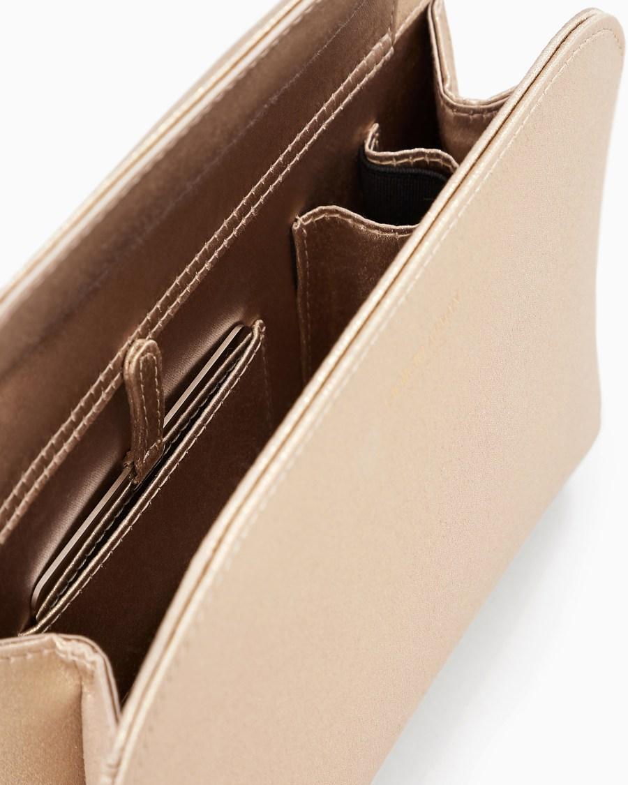 The world of armani CLUTCH LA PRIMA IN RASO LAMÉ Offerta speciale