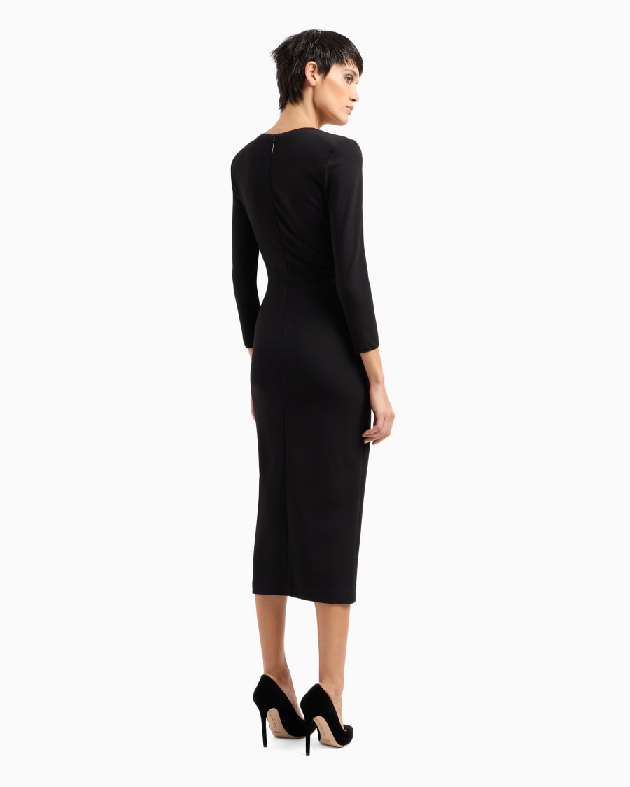 The world of armani ABITO LONGUETTE IN MISTO VISCOSA PUNTO MILANO Offerta Pasqua