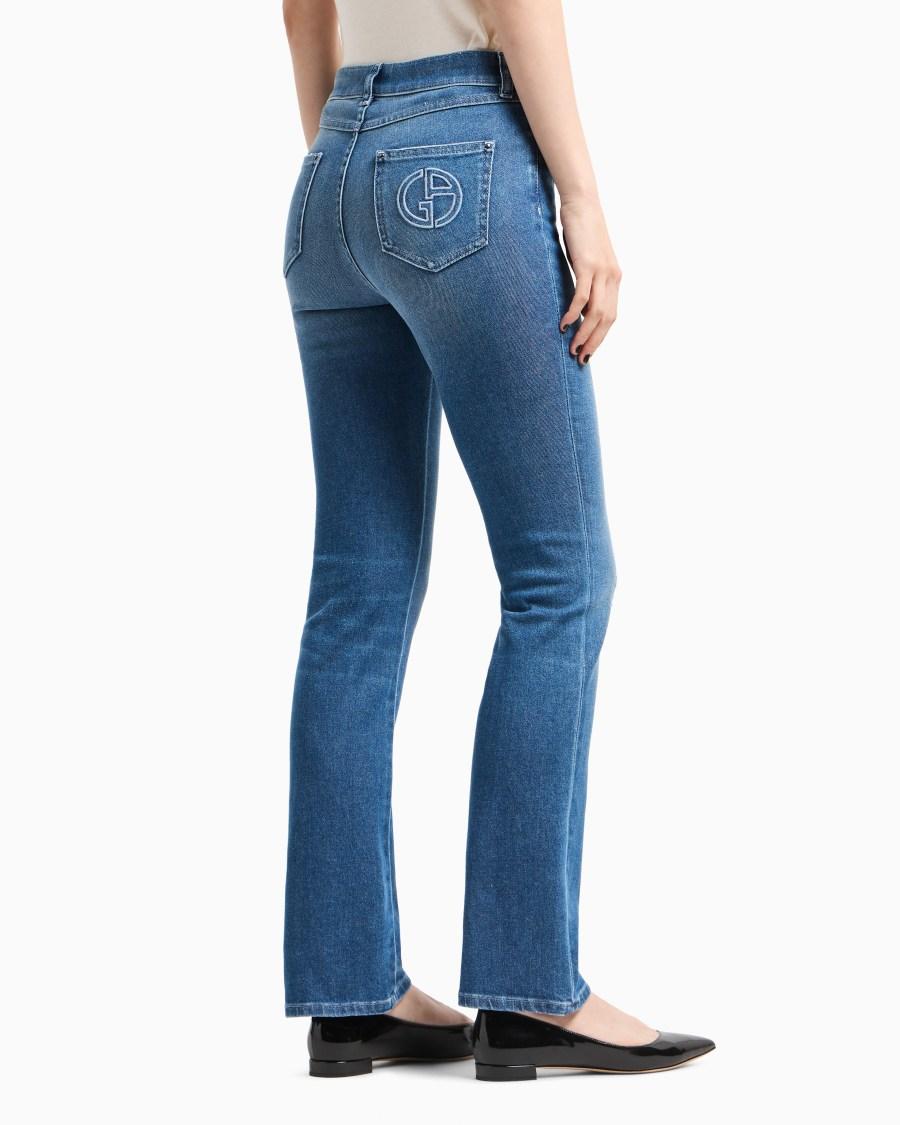 The world of armani DENIM COLLECTION JEANS 5-TASCHE IN DENIM DI COTONE STRETCH Offerta per la Festa della Mamma