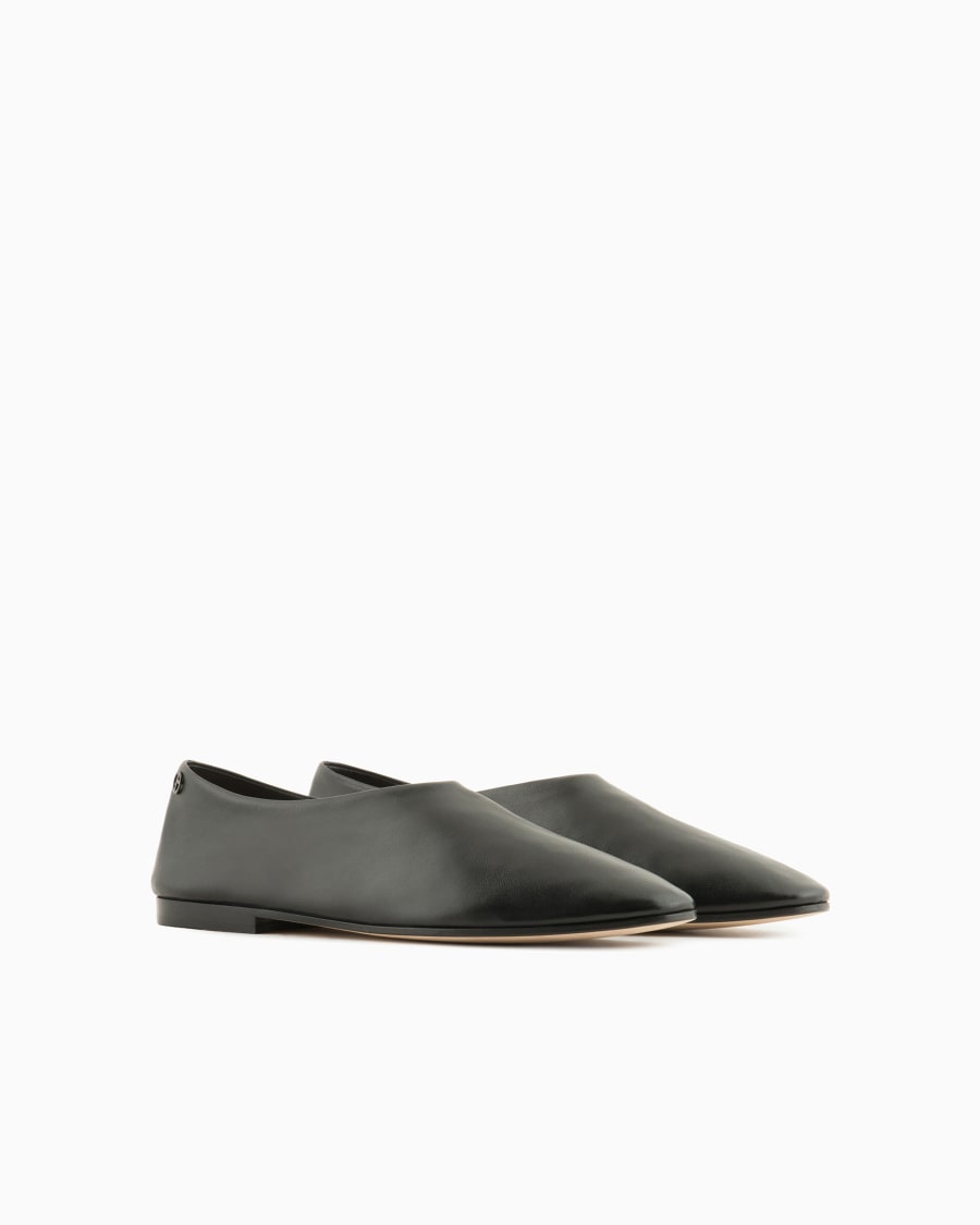 The world of armani SLIP-ON IN NAPPA Offerta migliore