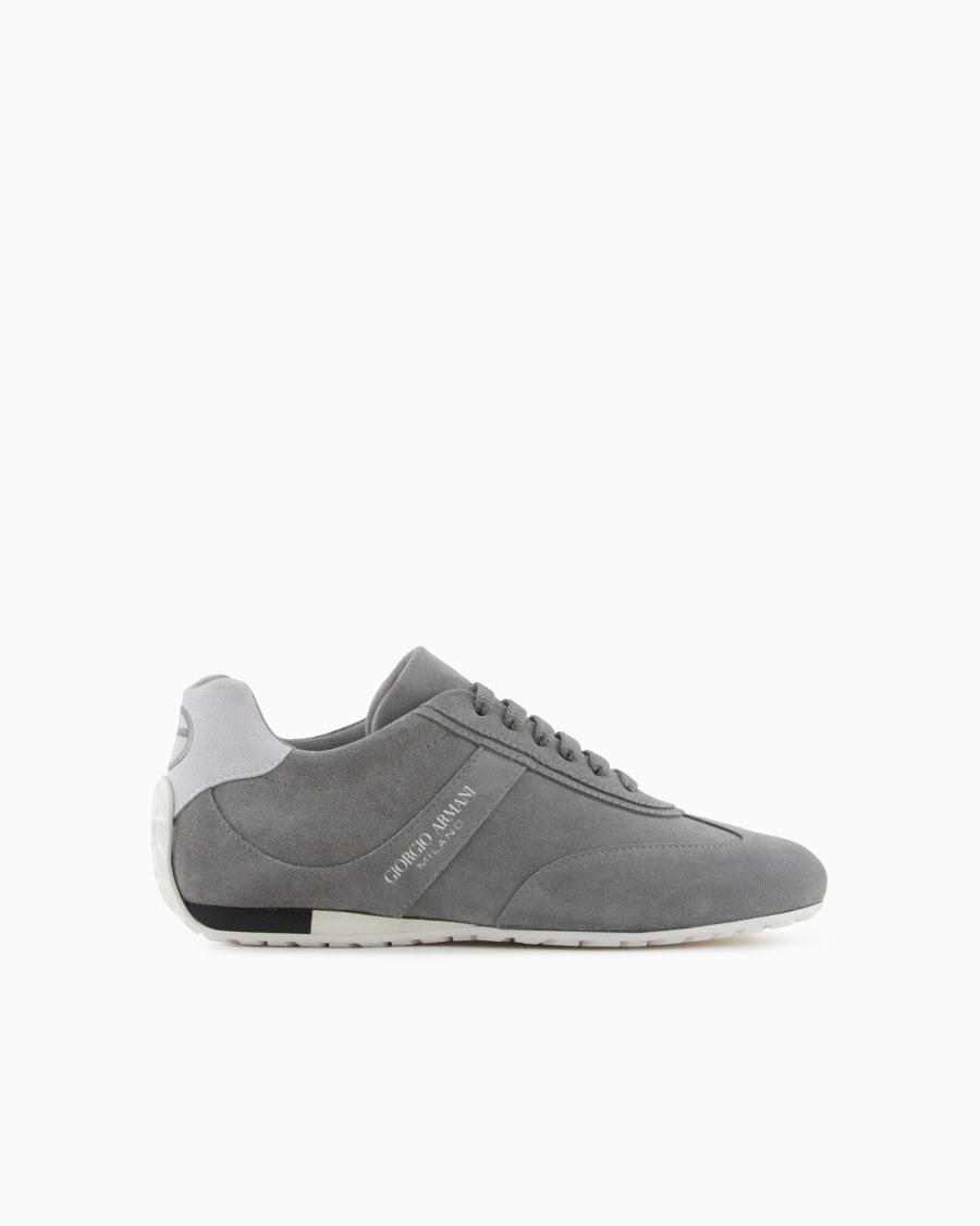 The world of armani SNEAKERS IN SUEDE