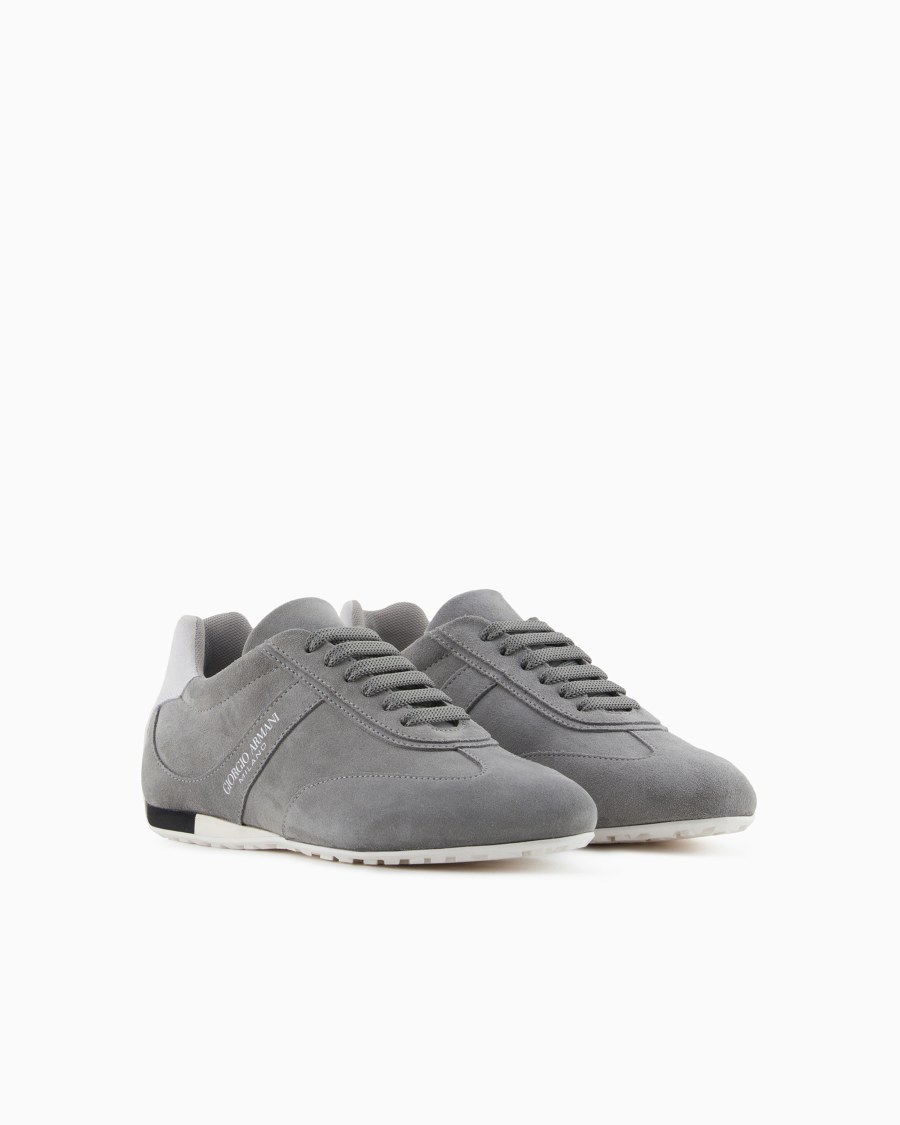 The world of armani SNEAKERS IN SUEDE Offerta temporanea