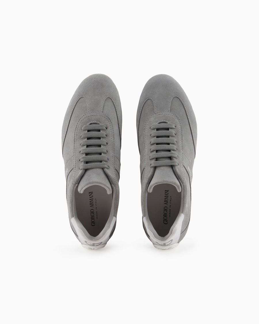 The world of armani SNEAKERS IN SUEDE Offerta temporanea
