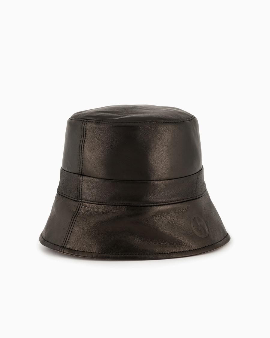 The world of armani CAPPELLO A CLOCHE IN NAPPA REVERSIBILE Nuovi prodotti