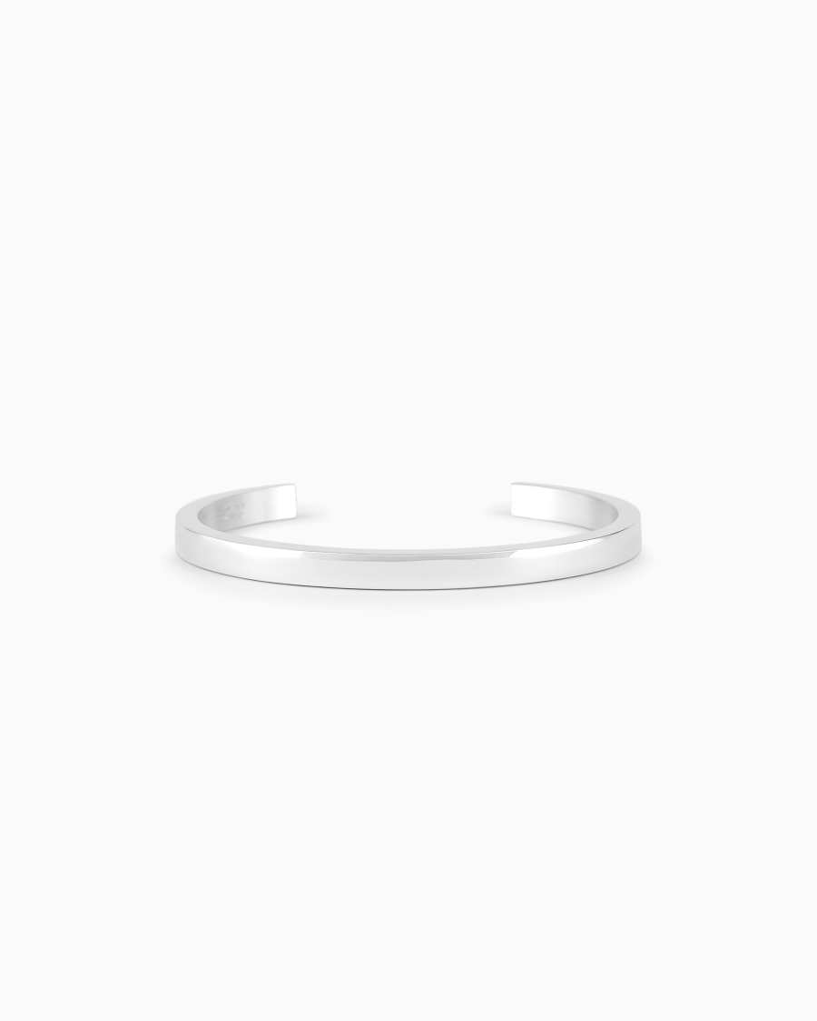 The world of armani BRACCIALE RIGIDO IN ARGENTO 925