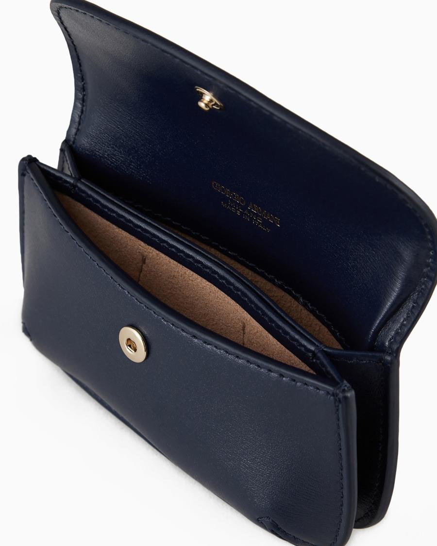 The world of armani PORTACARTE LA PRIMA IN PELLE PALMELLATA Prezzo basso
