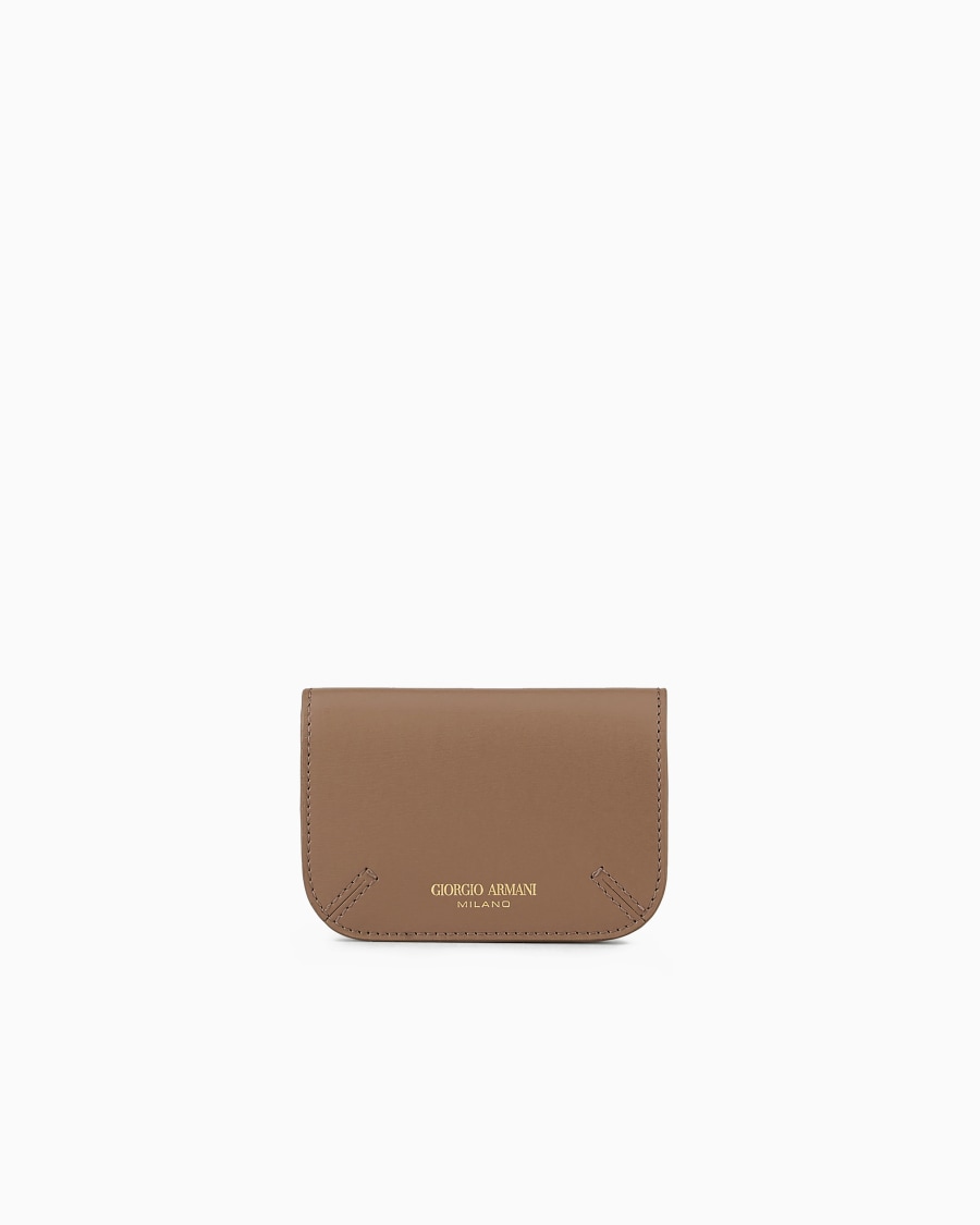 The world of armani PORTACARTE LA PRIMA IN PELLE PALMELLATA