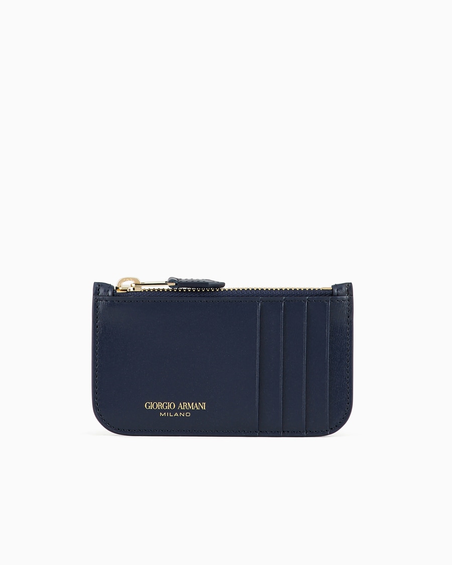The world of armani PORTACARTE LA PRIMA IN PELLE PALMELLATA