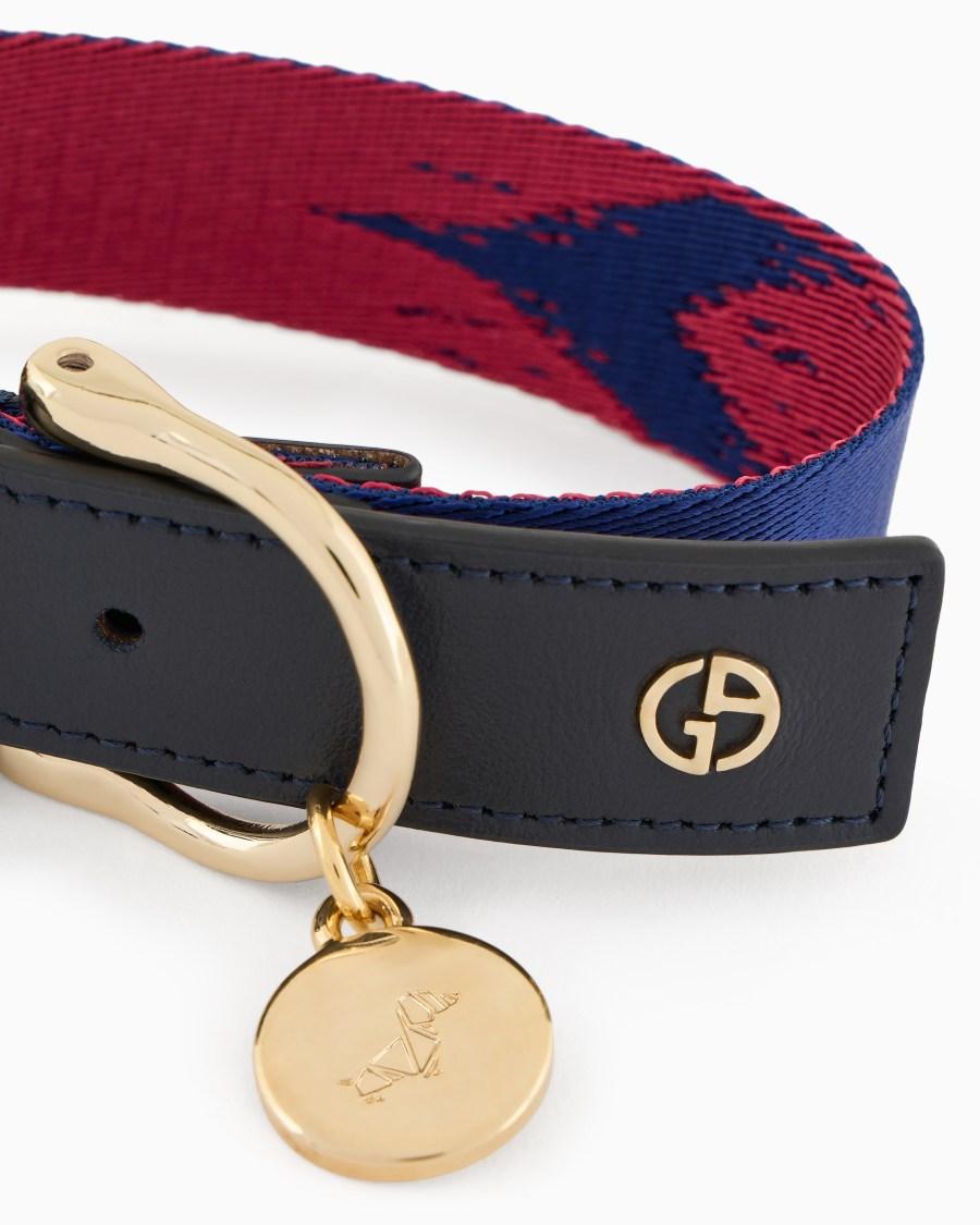 The world of armani POLDO X GIORGIO ARMANI COLLARINO IN PELLE Latest stili