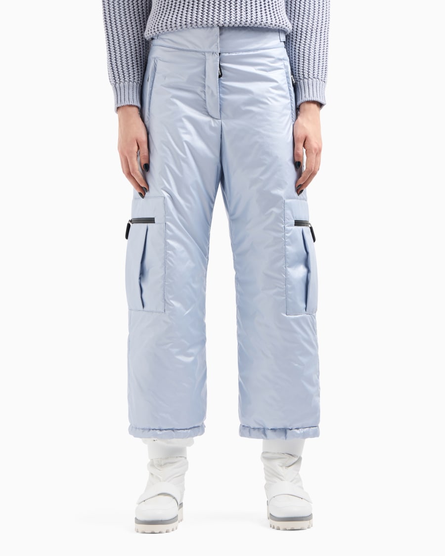 The world of armani GIORGIO ARMANI NEVE PANTALONI IMBOTTITI IN TESSUTO PERLATO Fino al 60% di sconto