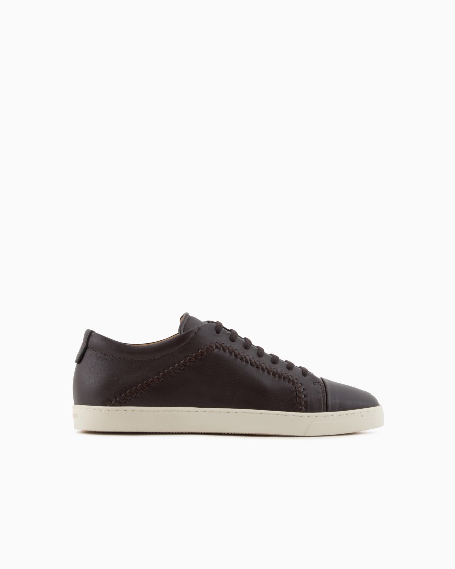 The world of armani SNEAKERS IN NAPPA