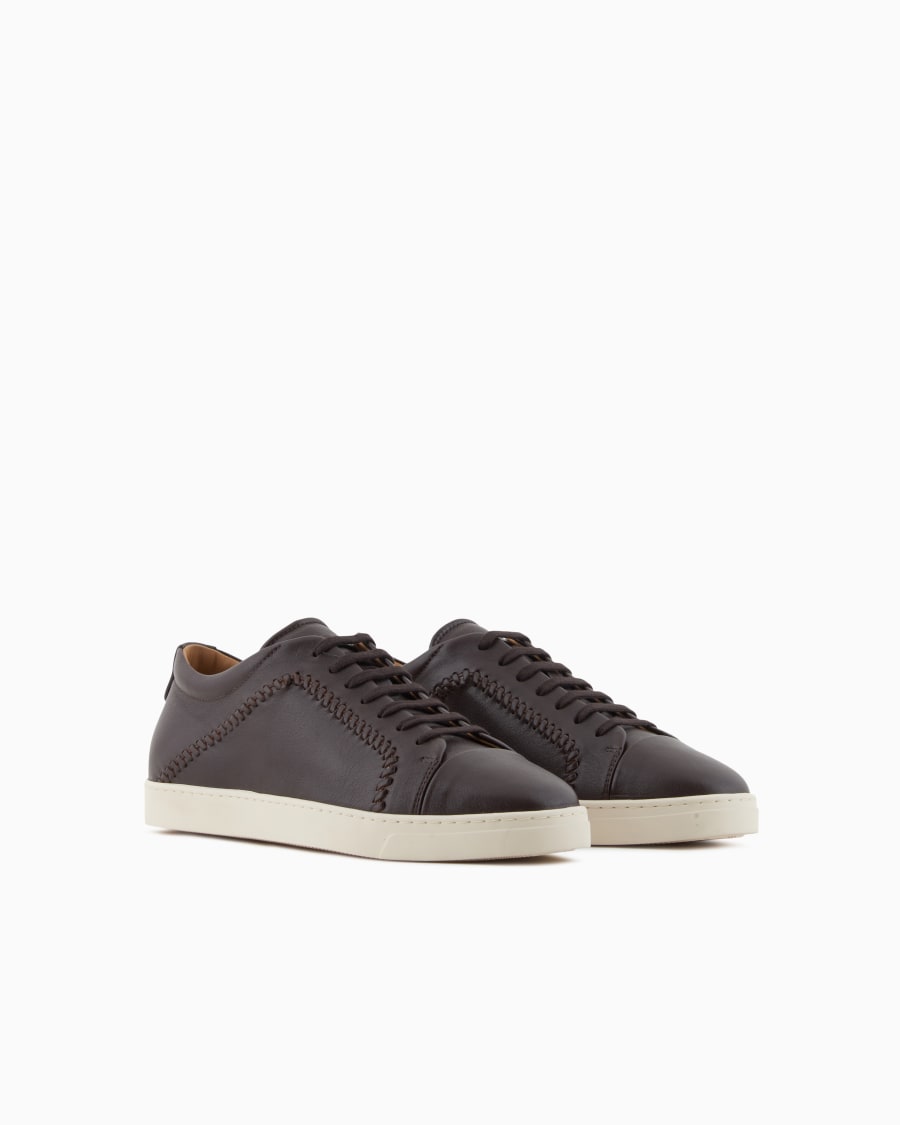 The world of armani SNEAKERS IN NAPPA Sconti questo mese