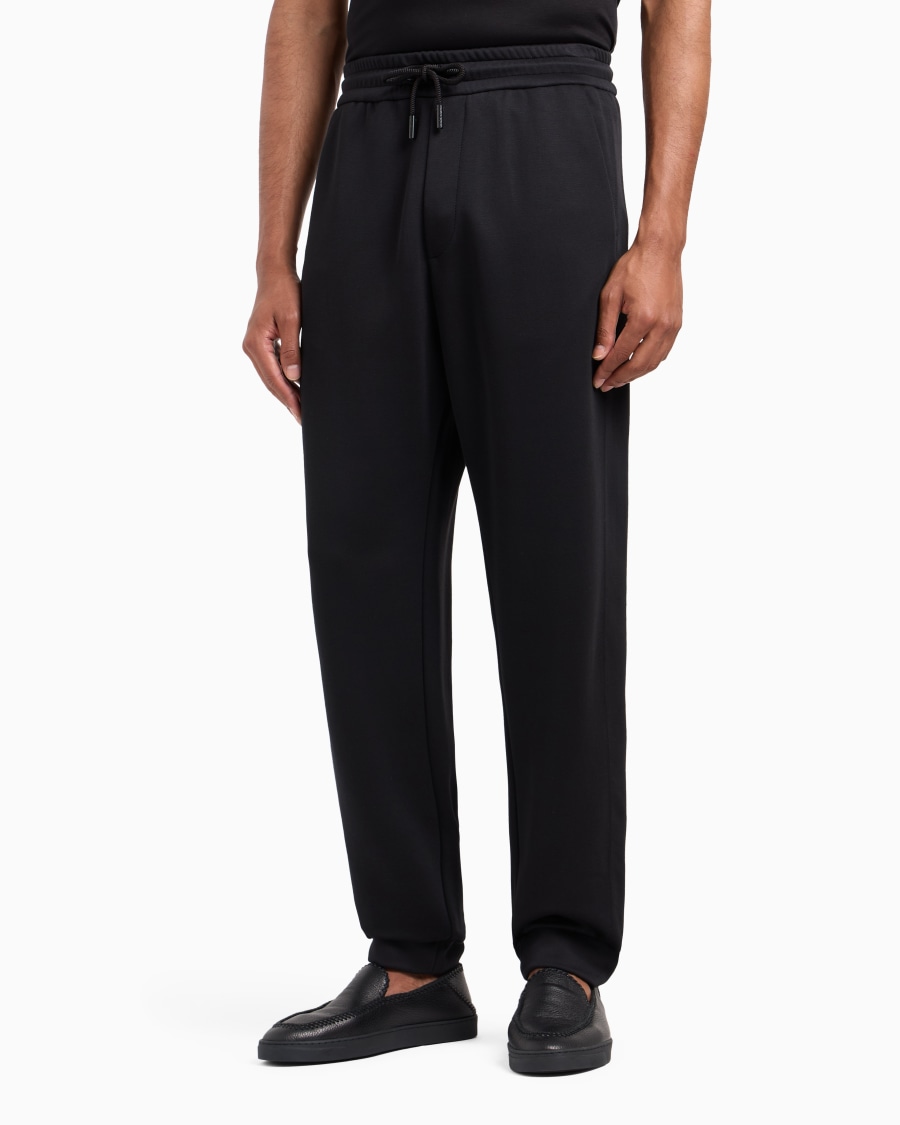 The world of armani PANTALONI JOGGER IN JERSEY DI MICROMODAL Italy