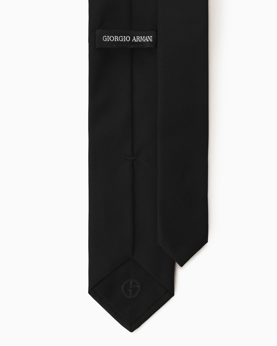 The world of armani CRAVATTA IN FAILLE DI SETA Fino Al -60%