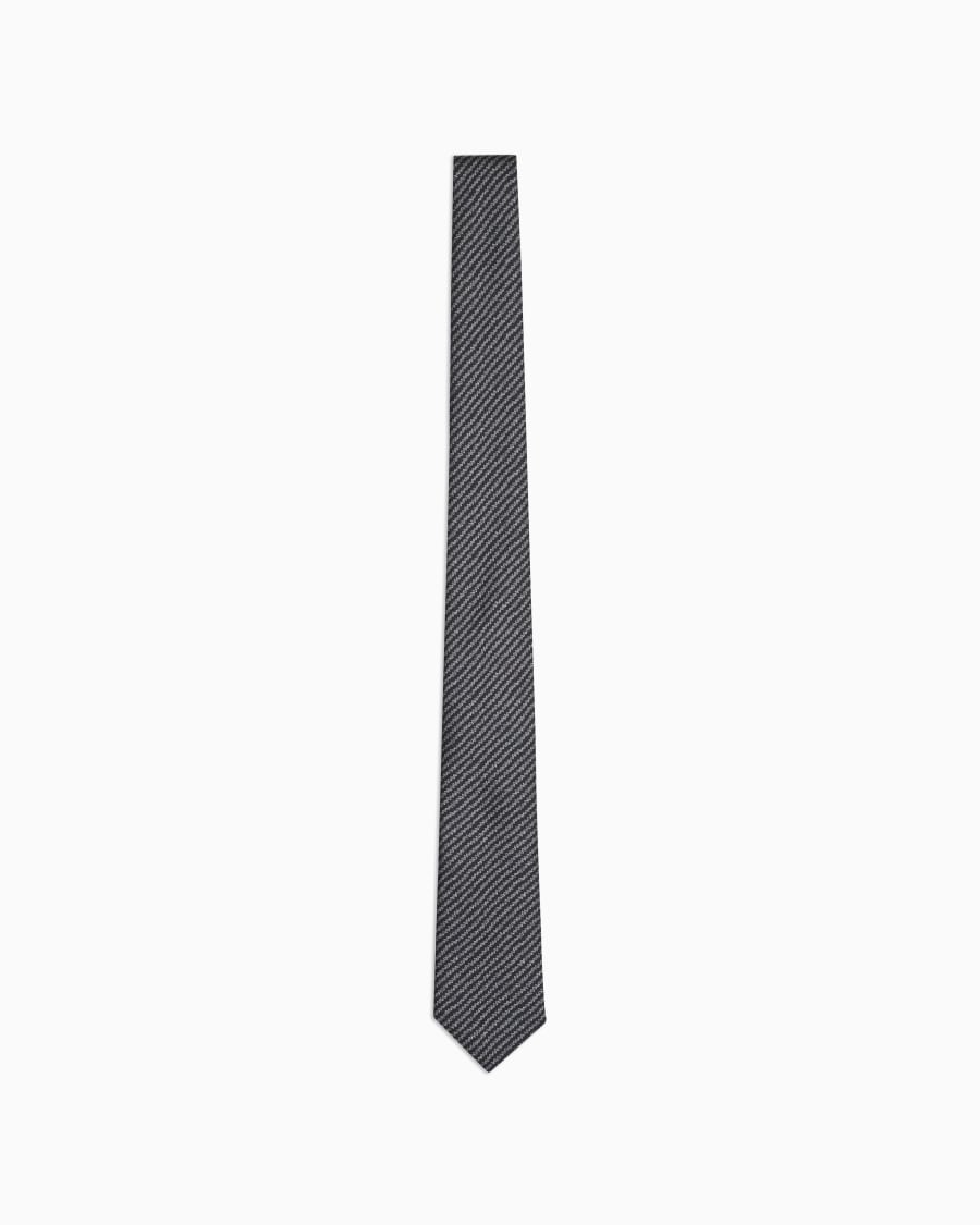 The world of armani CRAVATTA IN SETA STAMPA GEOMETRICA ASV