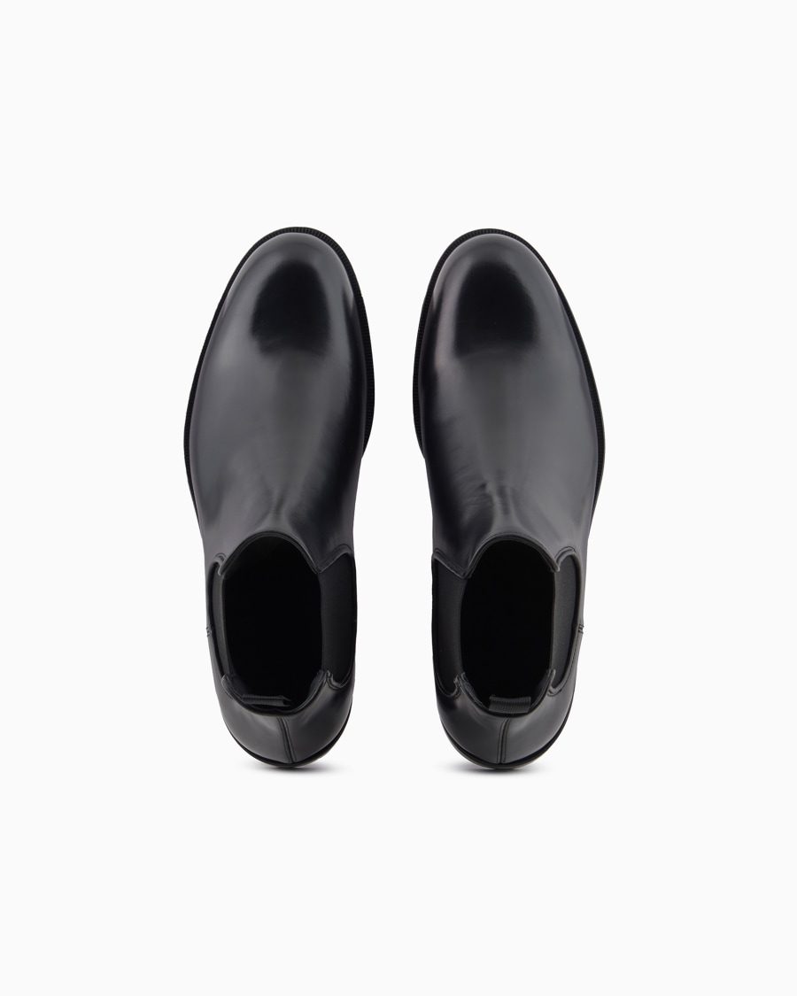 The world of armani STIVALETTI IN PELLE ANTICATA Vendite stagionali