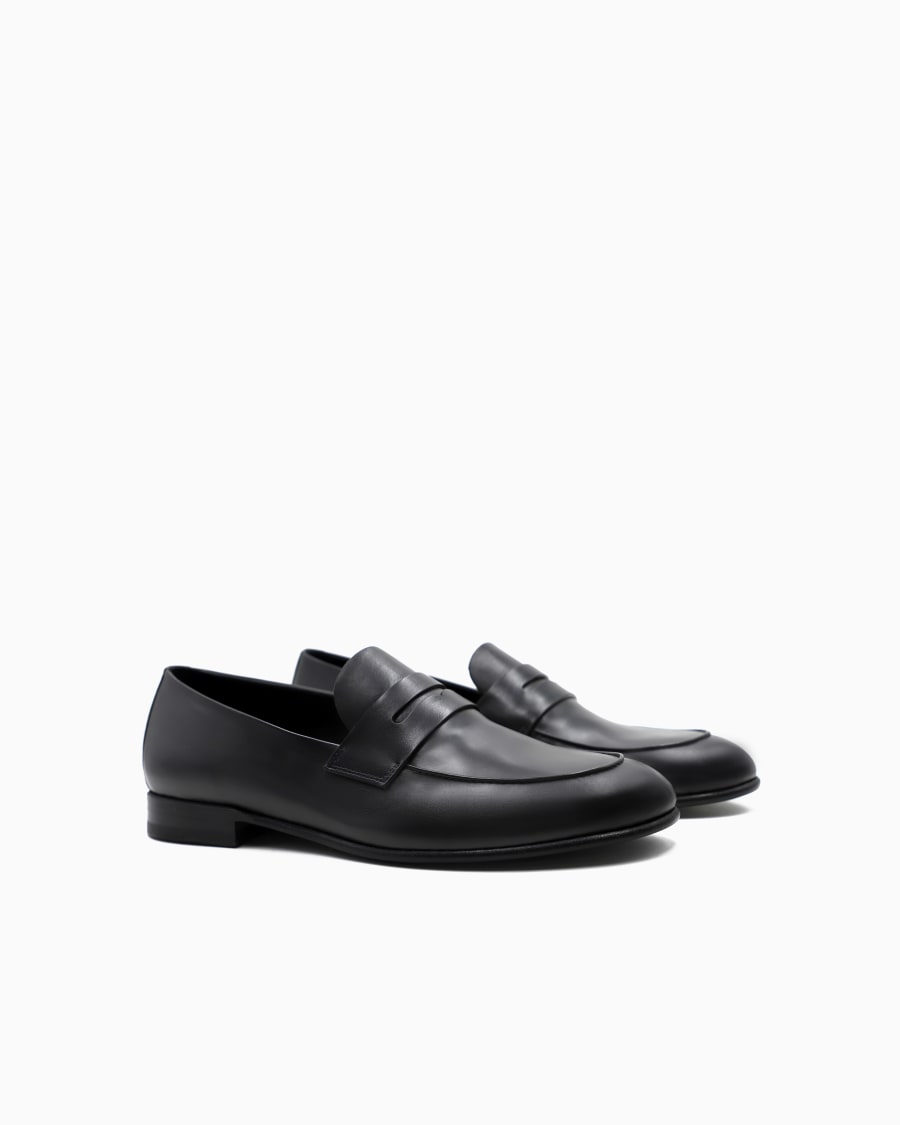 The world of armani MOCASSINI IN PELLE Black Friday