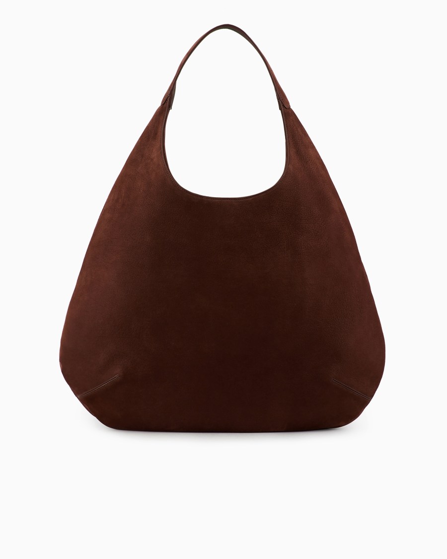 The world of armani HOBO BAG LA PRIMA IN PELLE SCAMOSCIATA Offerta per la Festa della Mamma