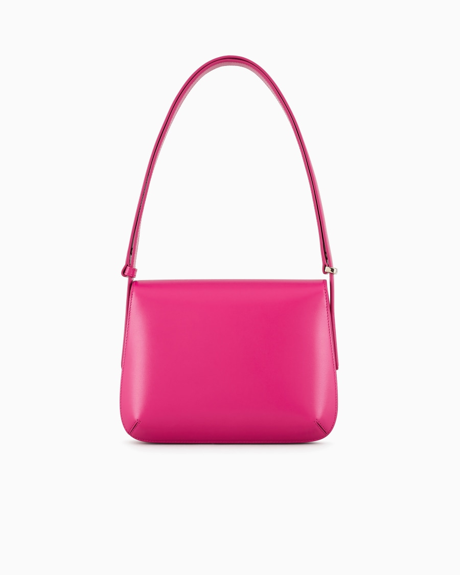 The world of armani BORSA MEDIA LA PRIMA IN PELLE PALMELLATA Offerta San Valentino