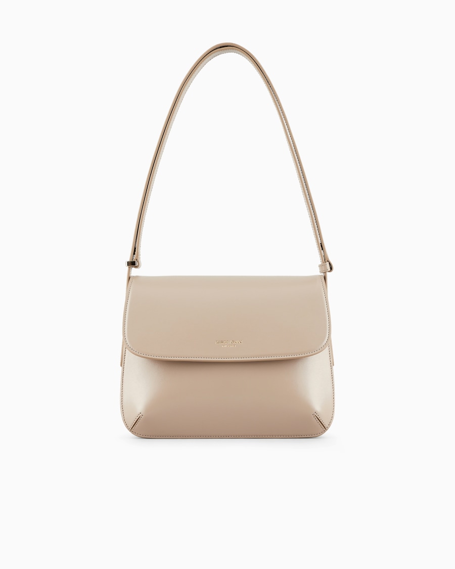 The world of armani BORSA MEDIA LA PRIMA IN PELLE PALMELLATA Offerta Anniversario