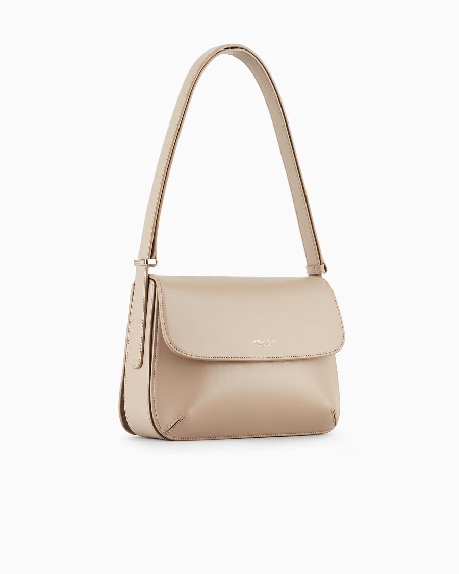 The world of armani BORSA MEDIA LA PRIMA IN PELLE PALMELLATA Offerta Anniversario