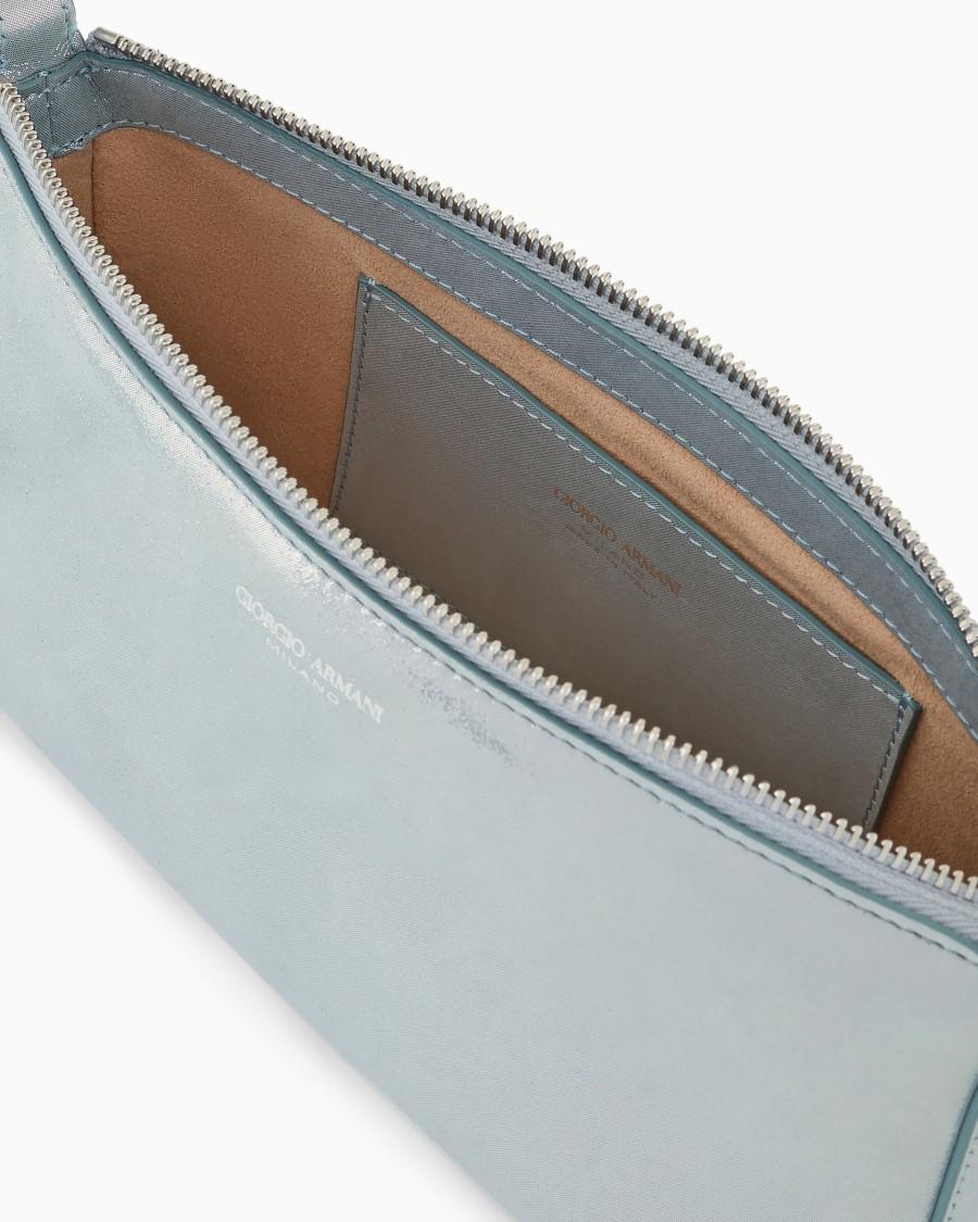 The world of armani BORSA A MANO MEDIA LA PRIMA SOFT IN NABUK BRILLANTE Offerta temporanea